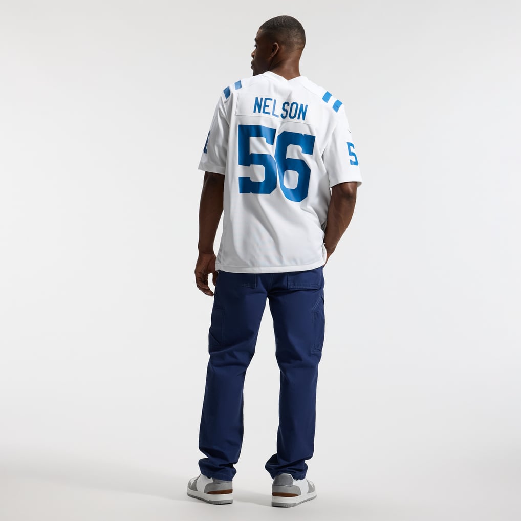 Men's Indianapolis Colts Quenton Nelson White Game Player Jersey