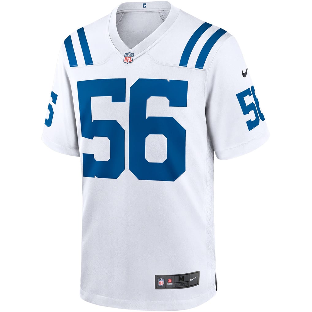 Men's Indianapolis Colts Quenton Nelson White Game Player Jersey