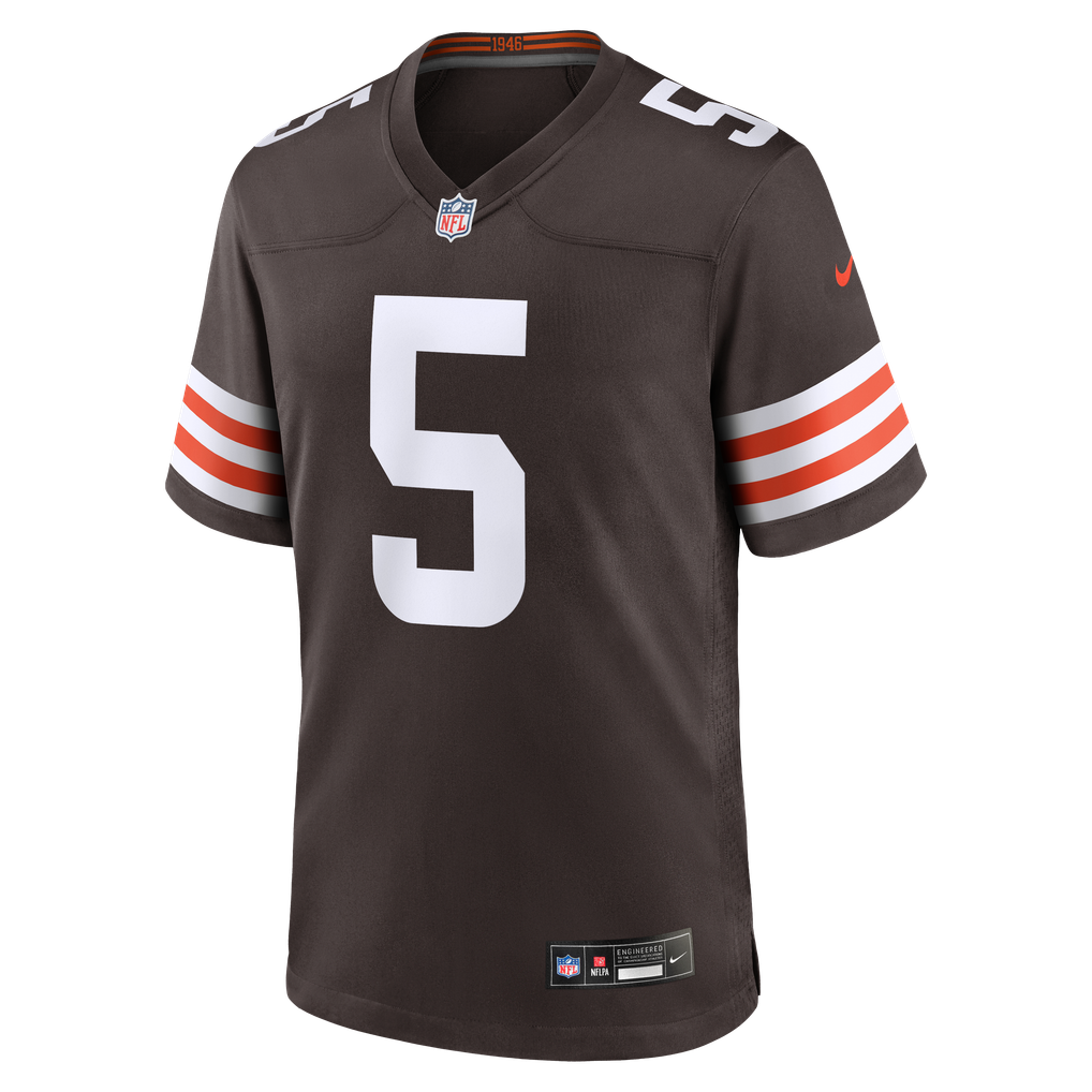 Men's Cleveland Browns Quincy Williams Brown Team Game Jersey