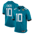 Men's Jacksonville Jaguars Quinn Ewers Teal Team Game Jersey