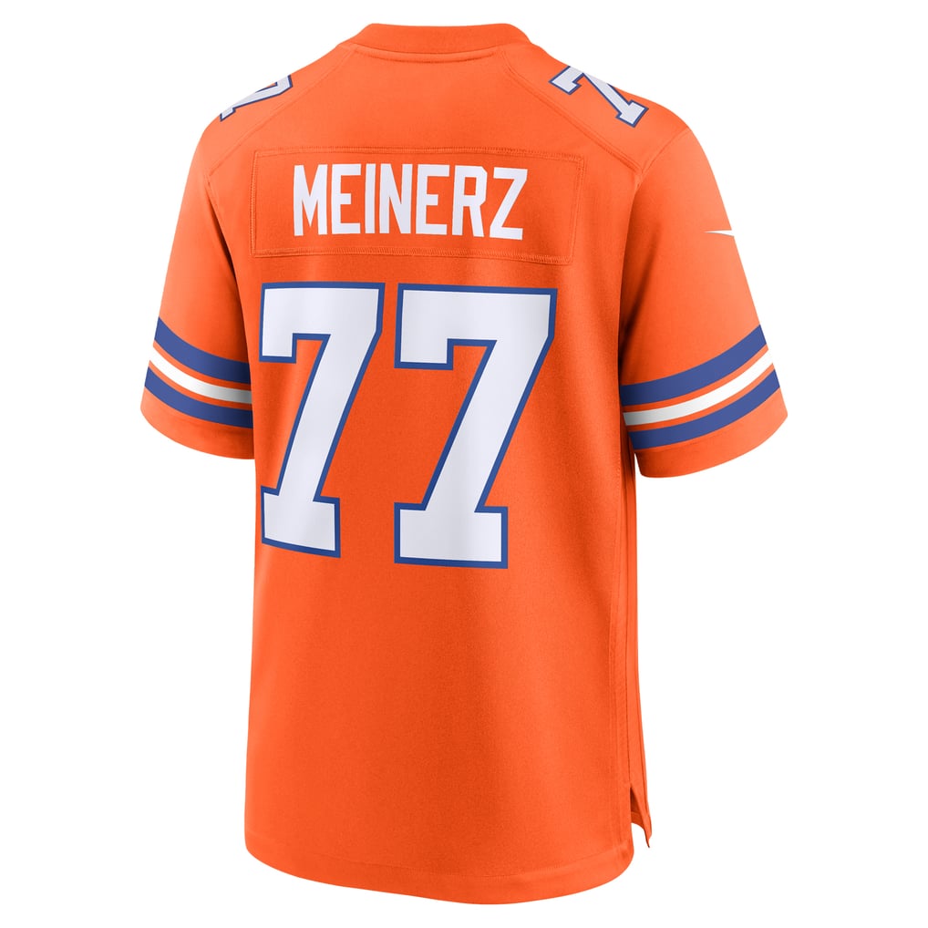 Men's Denver Broncos Quinn Meinerz Orange Alternate Game Jersey