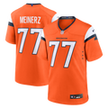 Men's Denver Broncos Quinn Meinerz Orange Team Game Jersey