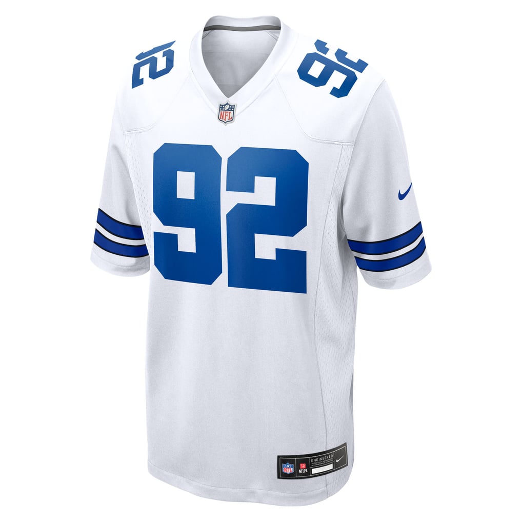 Men's Dallas Cowboys Quinnen Williams White Game Jersey