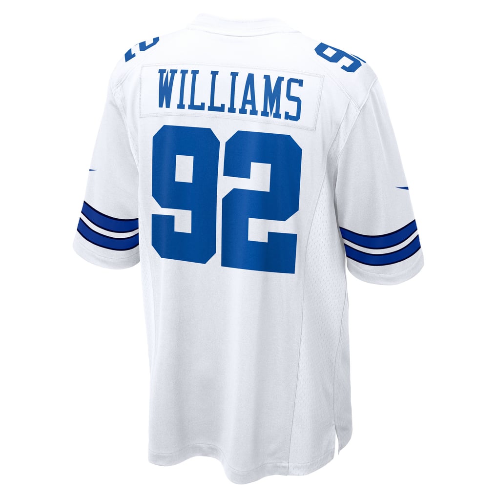 Men's Dallas Cowboys Quinnen Williams White Game Jersey