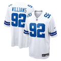 Men's Dallas Cowboys Quinnen Williams White Game Jersey