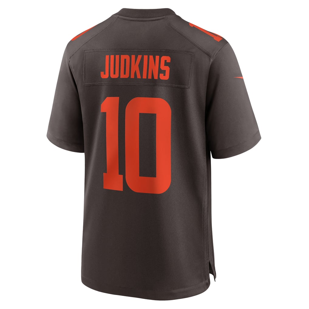 Men's Cleveland Browns Quinshon Judkins Brown Alpha Dawg Game Jersey