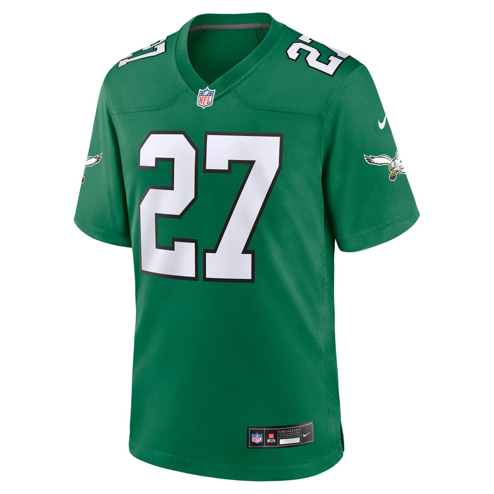 Men's Philadelphia Eagles Quinyon Mitchell Kelly Green Alternate Game Jersey