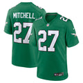 Men's Philadelphia Eagles Quinyon Mitchell Kelly Green Alternate Game Jersey