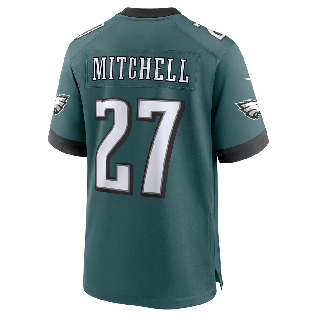 Men's Philadelphia Eagles Quinyon Mitchell Midnight Green Player Game Jersey