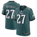 Men's Philadelphia Eagles Quinyon Mitchell Midnight Green Player Game Jersey