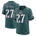 Men's Philadelphia Eagles Quinyon Mitchell Midnight Green Team Game Jersey