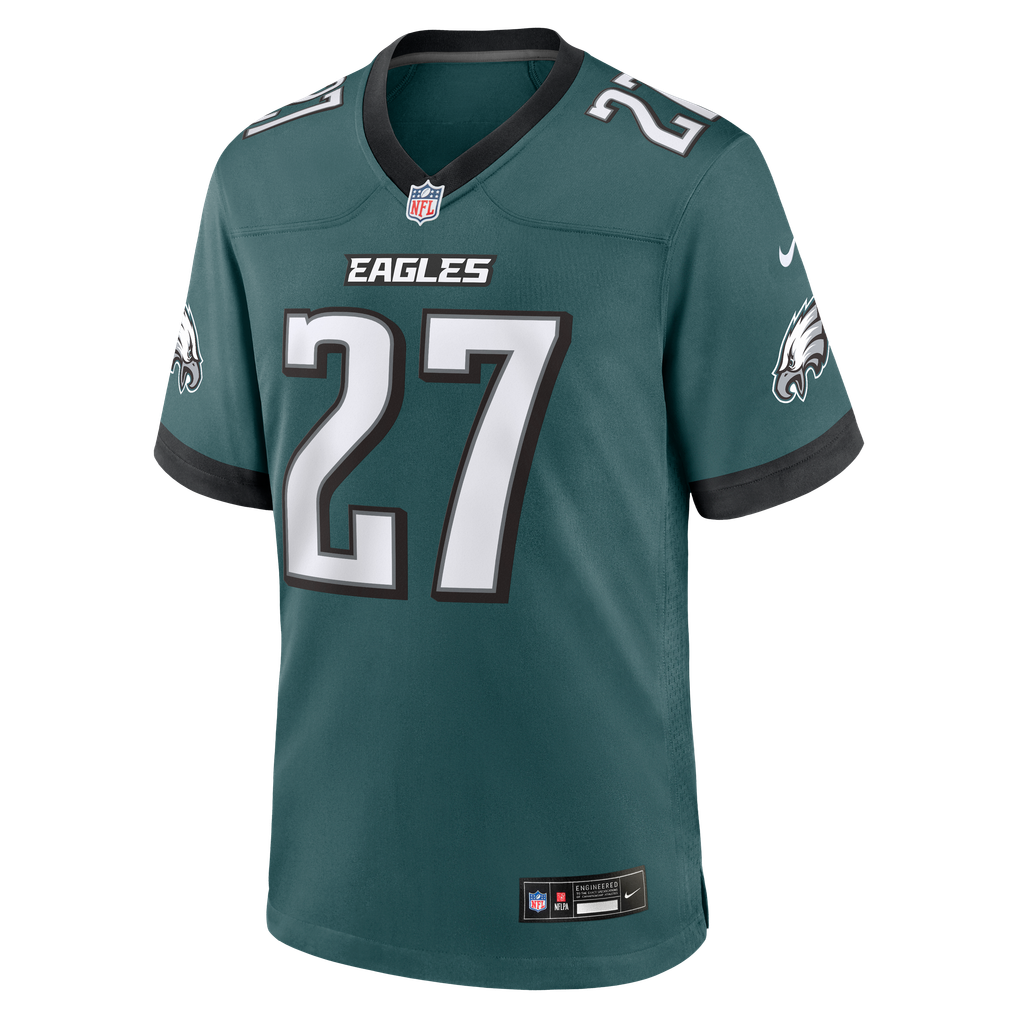 Men's Philadelphia Eagles Quinyon Mitchell Midnight Green Team Game Jersey