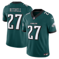 Men's Philadelphia Eagles Quinyon Mitchell Midnight Green Team Vapor F.U.S.E. Stitched Limited Jersey