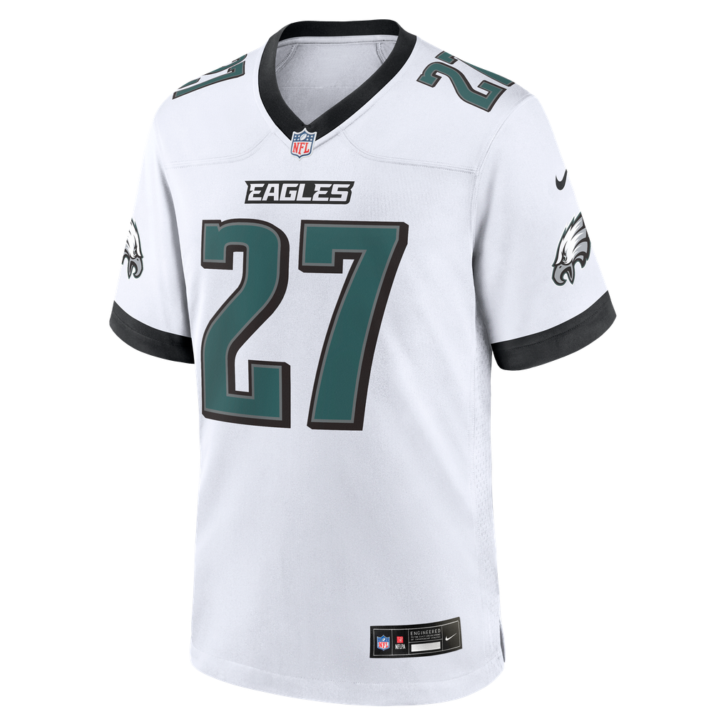 Men's Philadelphia Eagles Quinyon Mitchell White Game Jersey