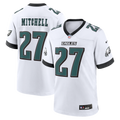 Men's Philadelphia Eagles Quinyon Mitchell White Game Jersey