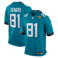 Men's Jacksonville Jaguars R. Jay Soward Teal Retired Player Team Game Jersey