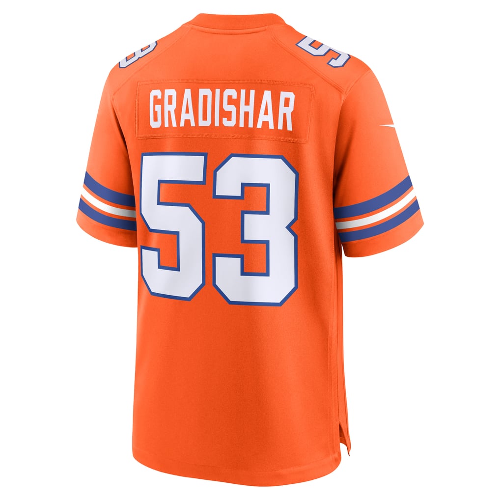 Men's Denver Broncos Randy Gradishar Orange Retired Player Alternate Game Jersey