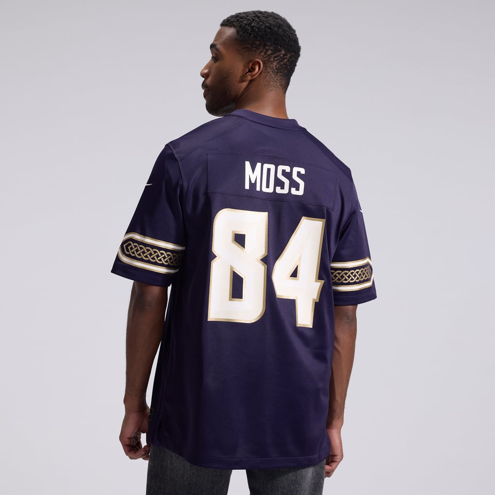 Men's Minnesota Vikings Randy Moss Purple 2026 Rivalries Collection Game Jersey