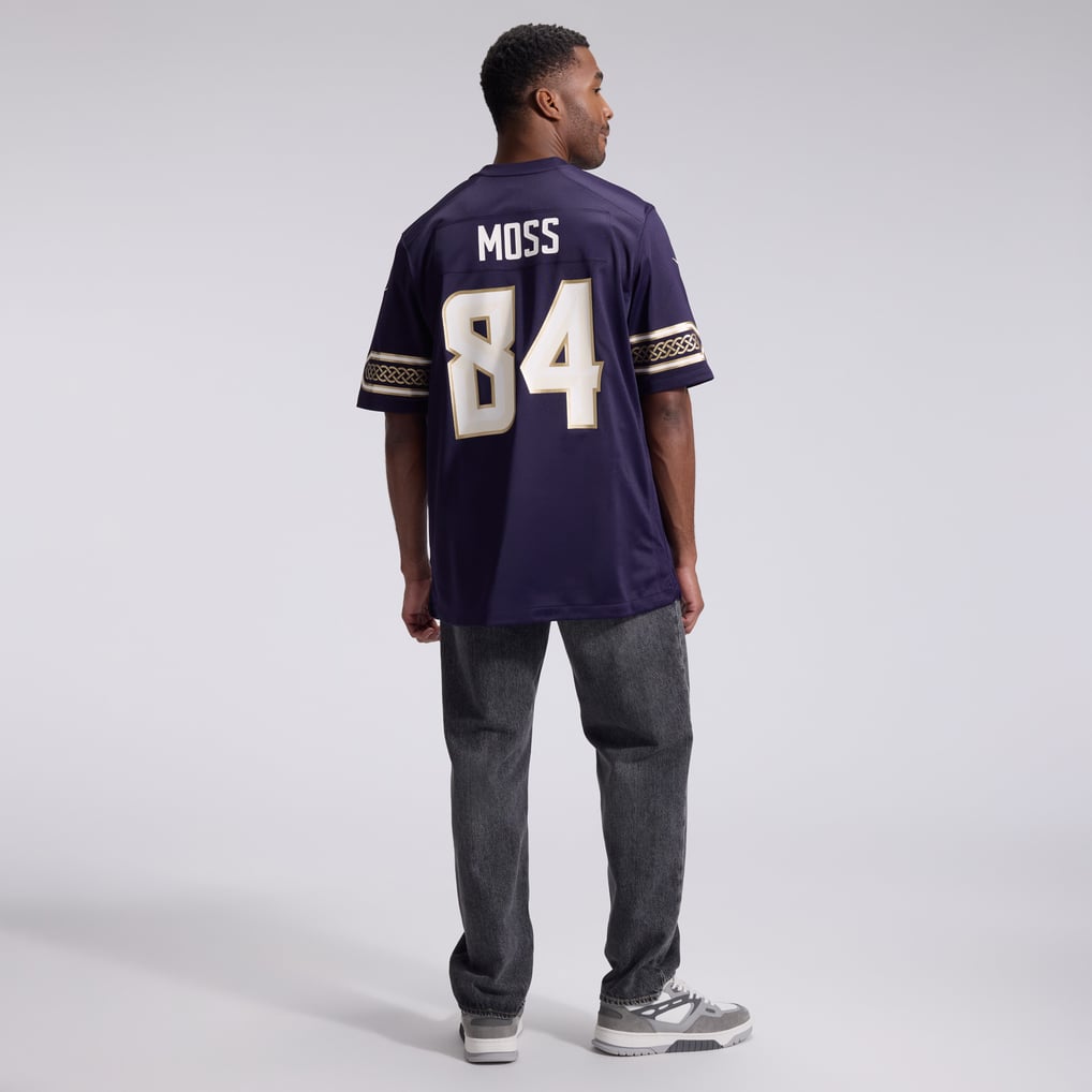 Men's Minnesota Vikings Randy Moss Purple 2026 Rivalries Collection Game Jersey