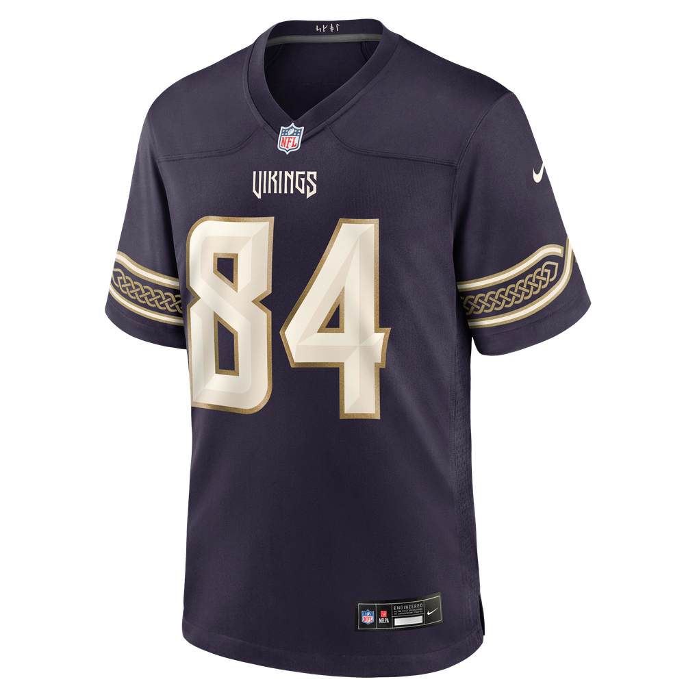 Men's Minnesota Vikings Randy Moss Purple 2026 Rivalries Collection Game Jersey