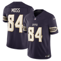 Men's Minnesota Vikings Randy Moss Purple 2026 Rivalries Collection Stitched Limited Jersey