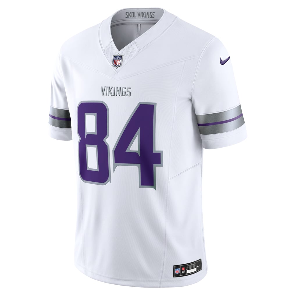 Men's Minnesota Vikings Randy Moss White Alternate Vapor F.U.S.E. Retired Player Limited Jersey