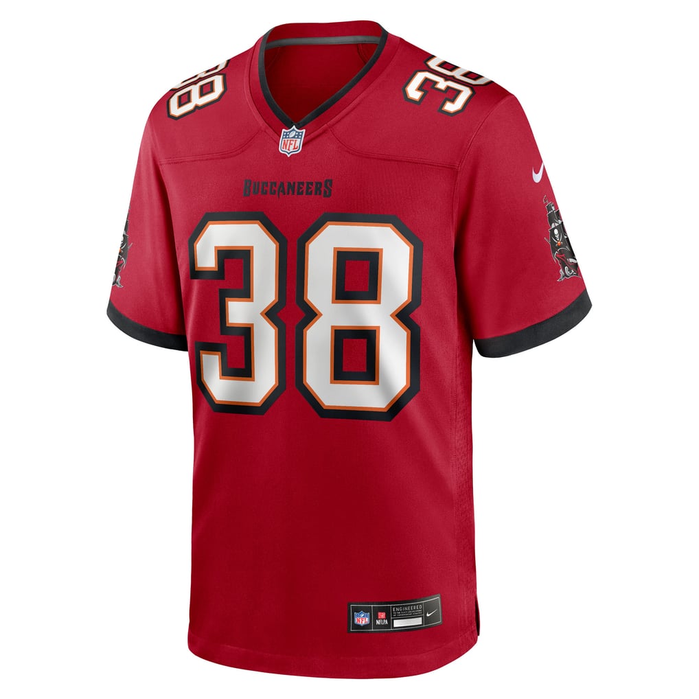 Men's Tampa Bay Buccaneers Rashad Wisdom Red Team Game Jersey
