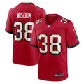 Men's Tampa Bay Buccaneers Rashad Wisdom Red Team Game Jersey