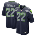 Men's Seattle Seahawks Rashid Shaheed College Navy Team Game Jersey