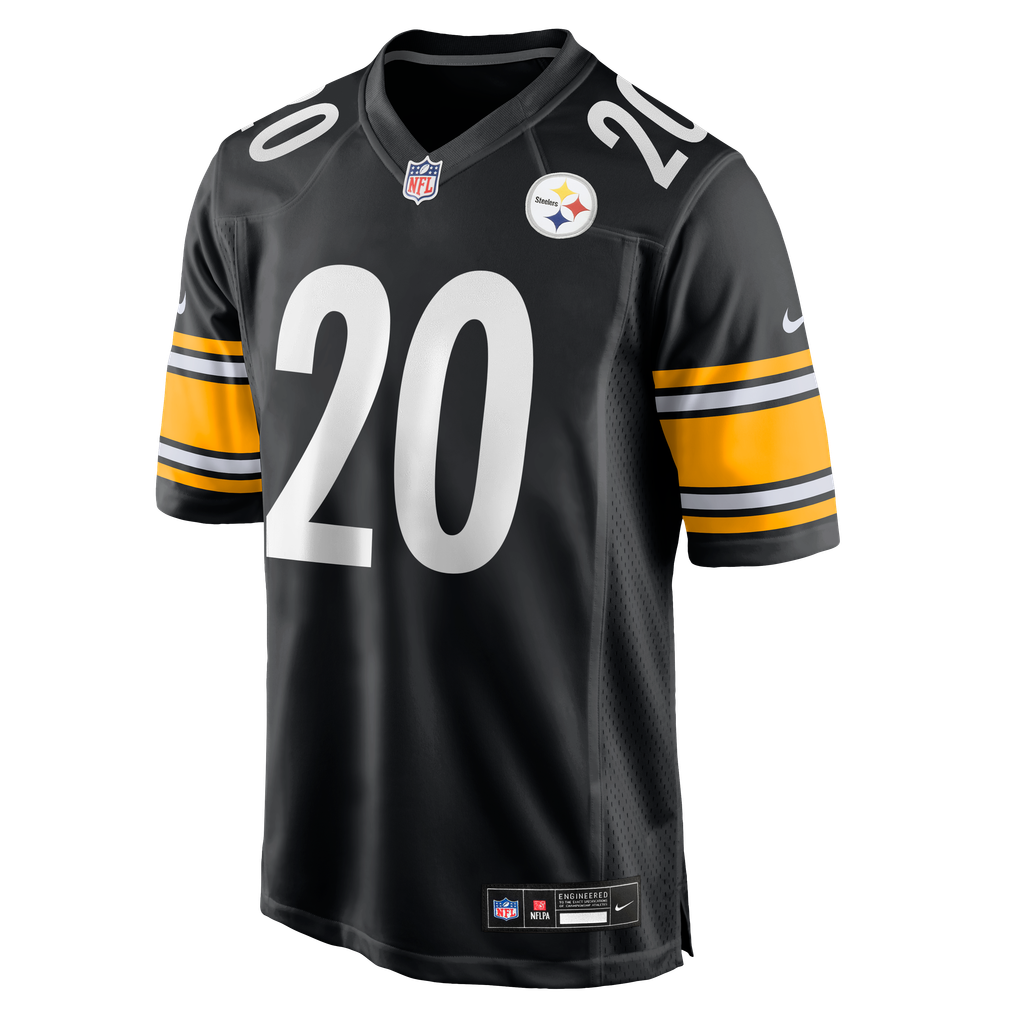 Men's Pittsburgh Steelers Rayshawn Jenkins Black Team Game Jersey