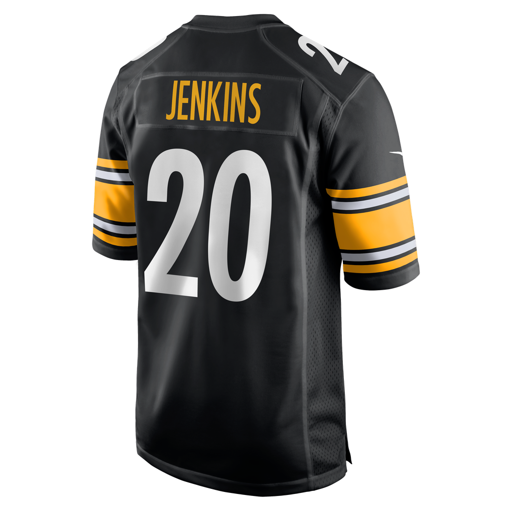 Men's Pittsburgh Steelers Rayshawn Jenkins Black Team Game Jersey
