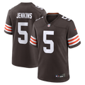 Men's Cleveland Browns Rayshawn Jenkins Brown Team Game Jersey