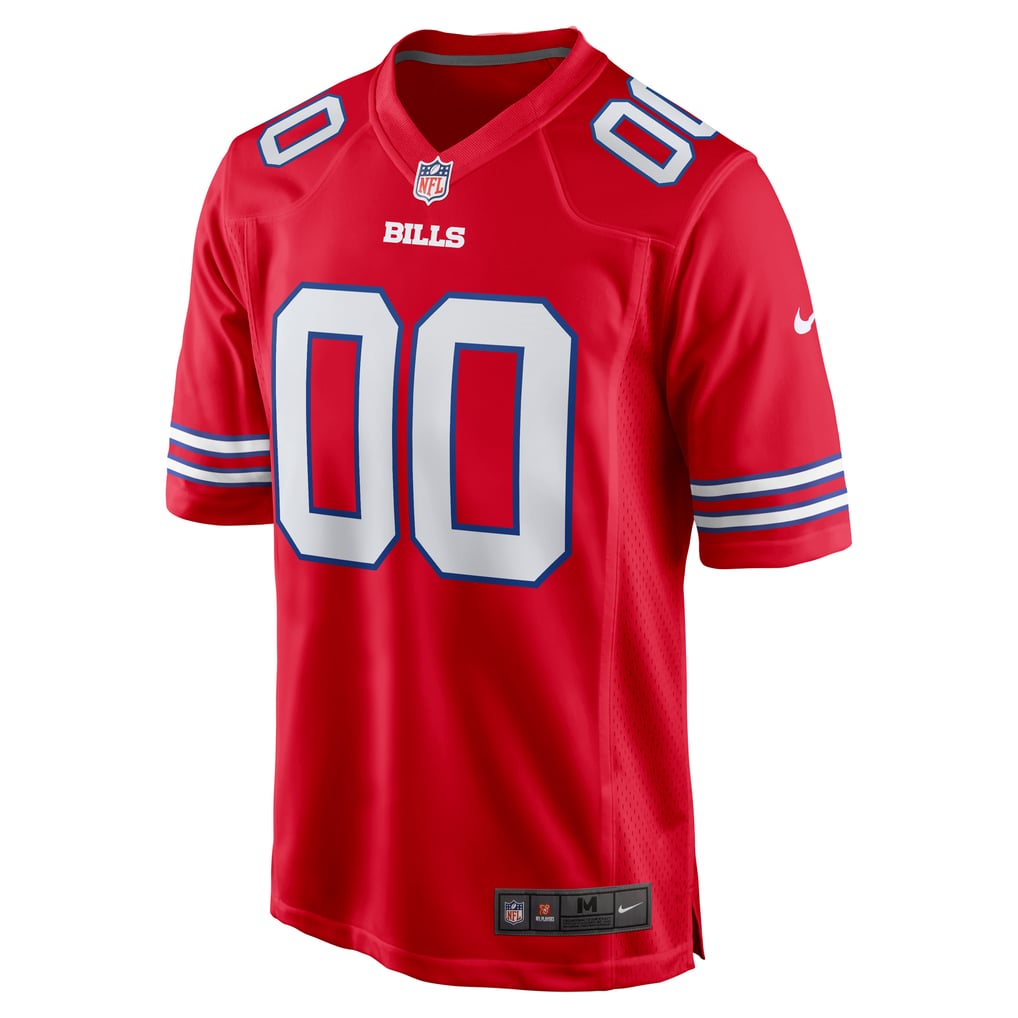 Men's Buffalo Bills Red Alternate Custom Game Jersey