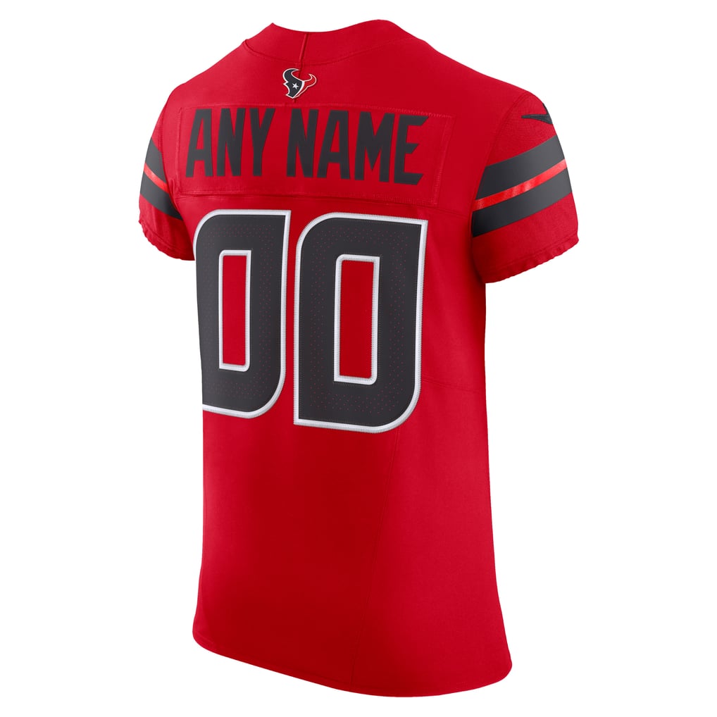 Men's Houston Texans Red Alternate Vapor F.U.S.E. Elite Custom Jersey