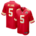 Men's Kansas City Chiefs Mansoor Delane Red Team Game Jersey