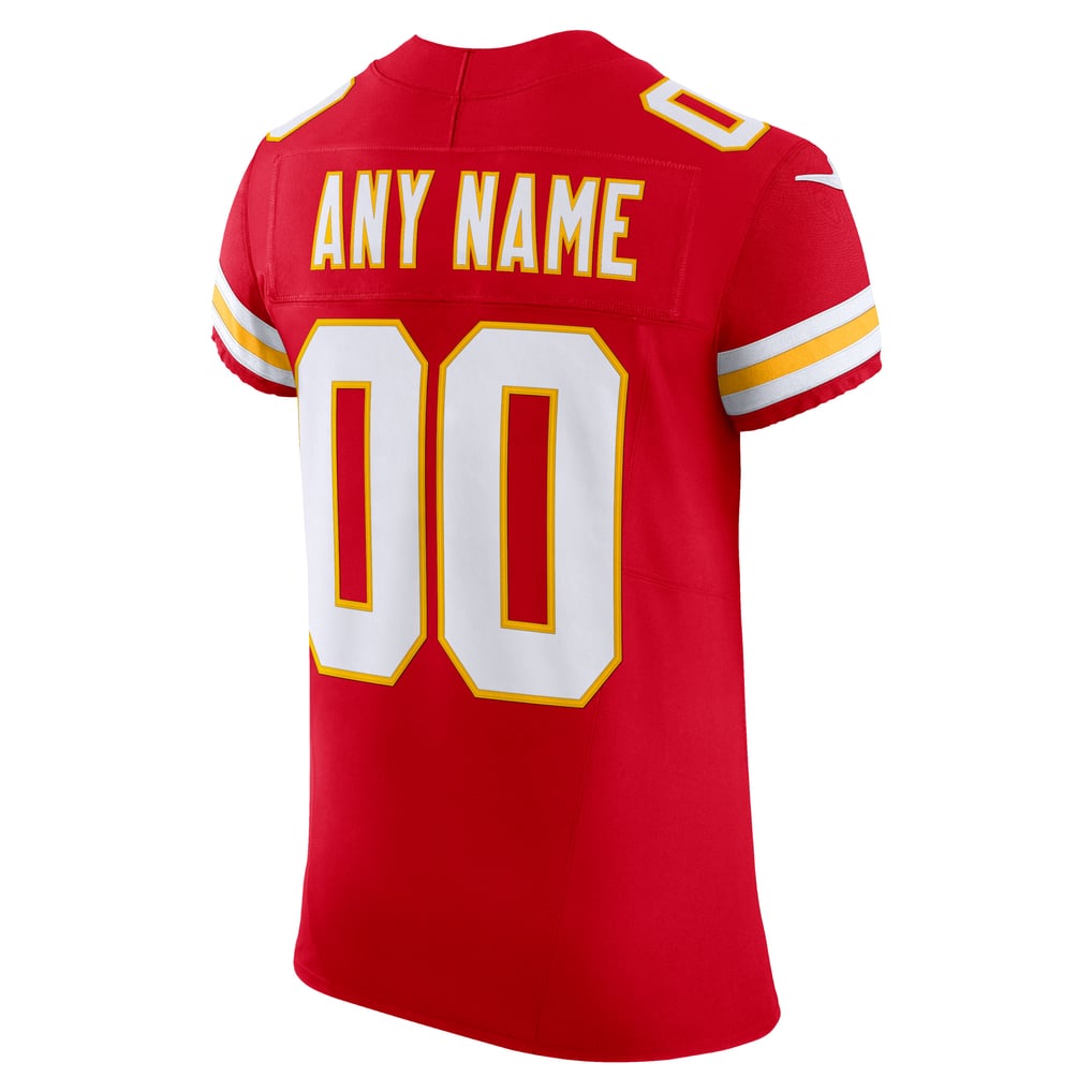 Men's Kansas City Chiefs Red Vapor F.U.S.E. Elite Custom Jersey