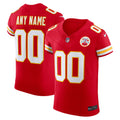 Men's Kansas City Chiefs Red Vapor F.U.S.E. Elite Custom Jersey