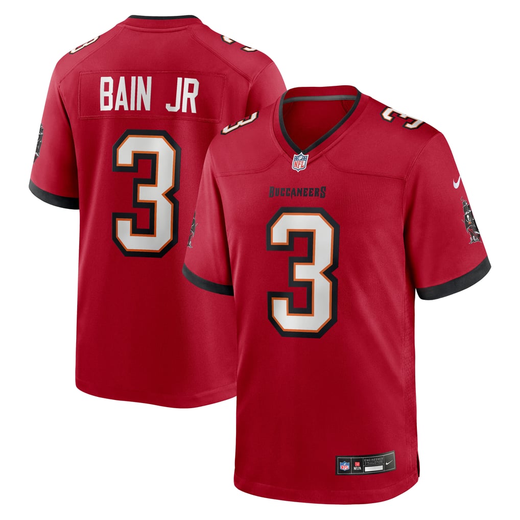 Men's Tampa Bay Buccaneers Rueben Bain Jr. Red Team Game Jersey