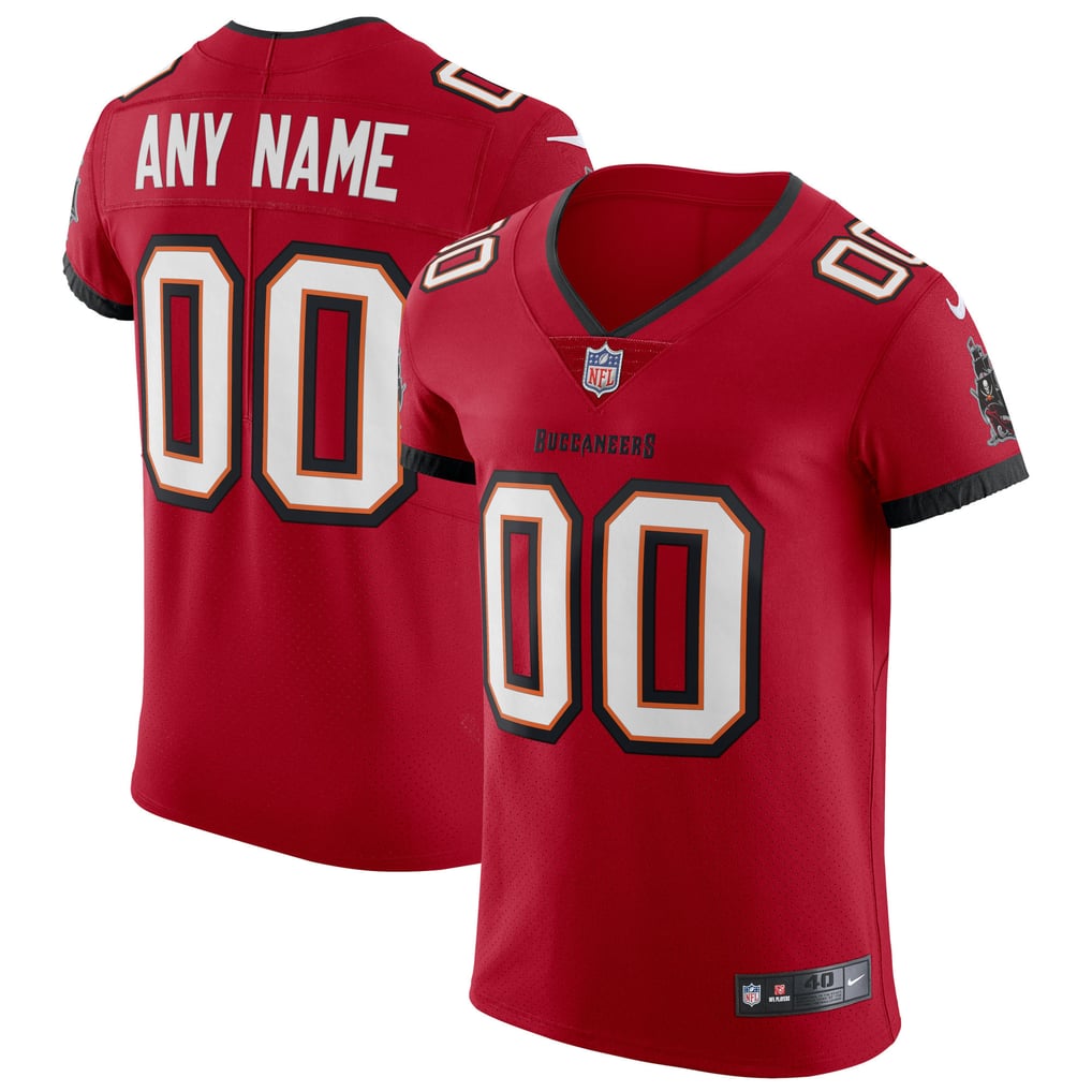Men's Tampa Bay Buccaneers Red Vapor Elite Custom Jersey