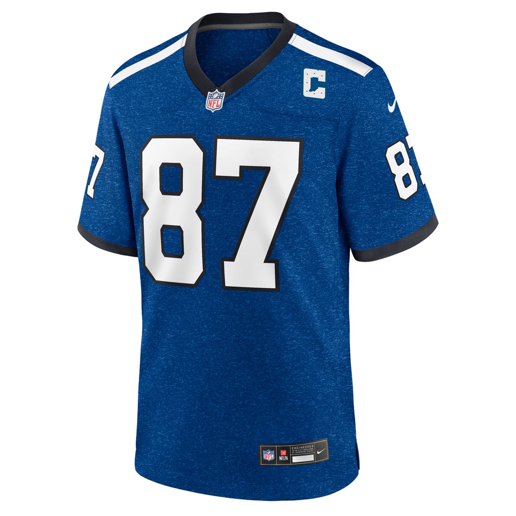 Men's Indianapolis Colts Reggie Wayne Blue Retired Player Alternate Game Jersey