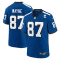 Men's Indianapolis Colts Reggie Wayne Blue Retired Player Alternate Game Jersey