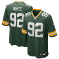 Men's Green Bay Packers Reggie White Green Game Retired Player Jersey