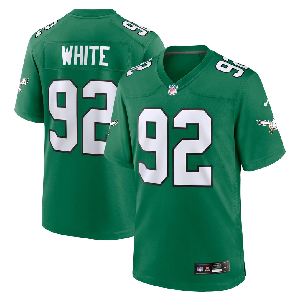 Men's Philadelphia Eagles Reggie White Kelly Green Retired Player Alternate Game Jersey