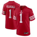 Men's San Francisco 49ers Ricky Pearsall Scarlet Team Game Jersey