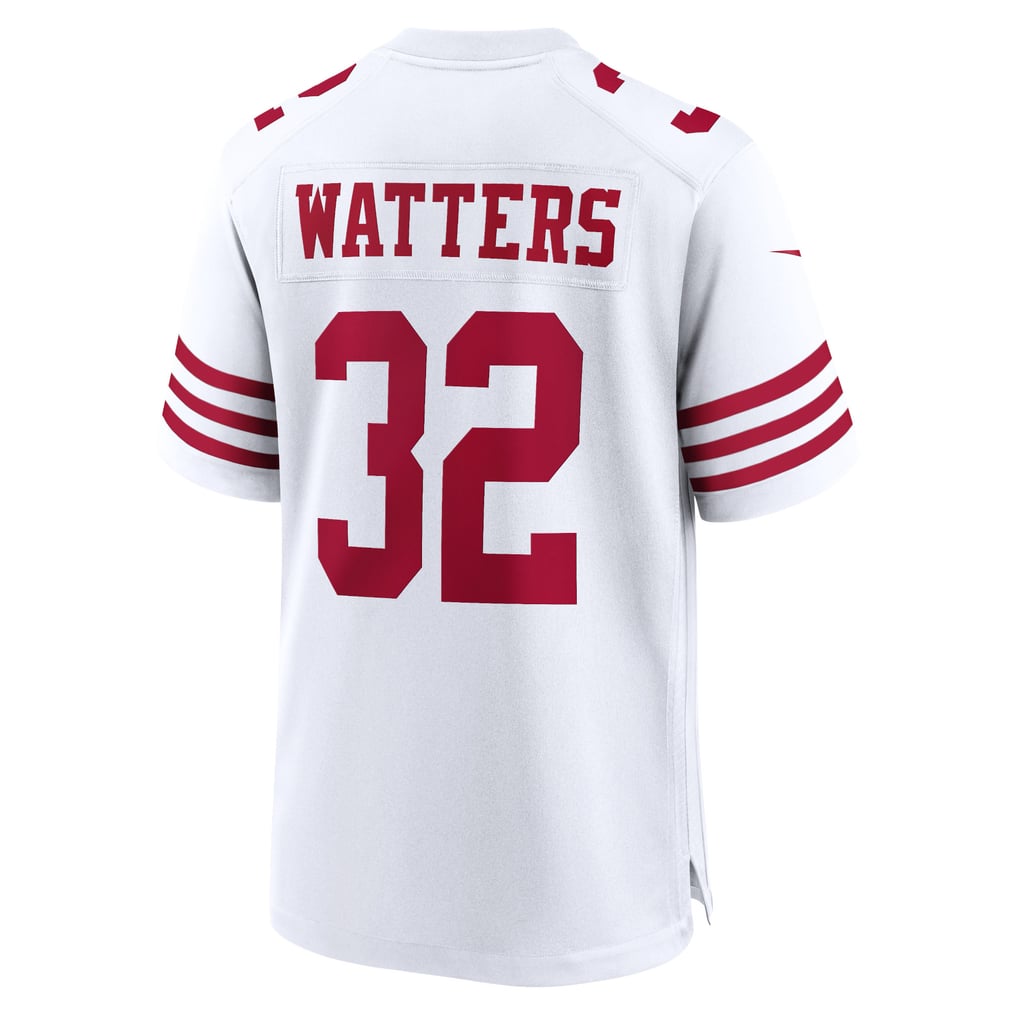 Men's San Francisco 49ers Ricky Watters White Retired Player Game Jersey