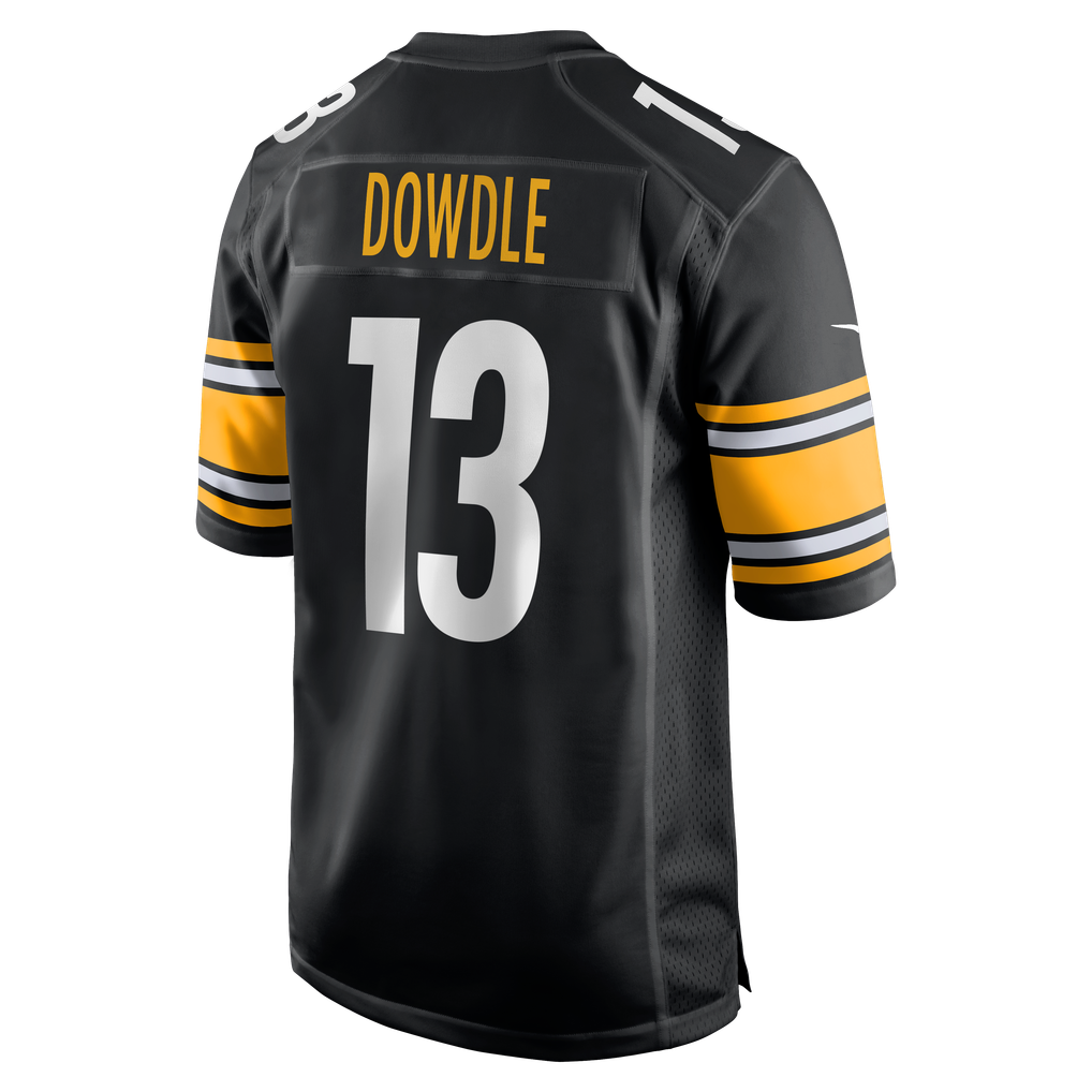 Men's Pittsburgh Steelers Rico Dowdle Black Game Jersey