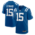 Men's Indianapolis Colts Riley Leonard Royal Team Game Jersey