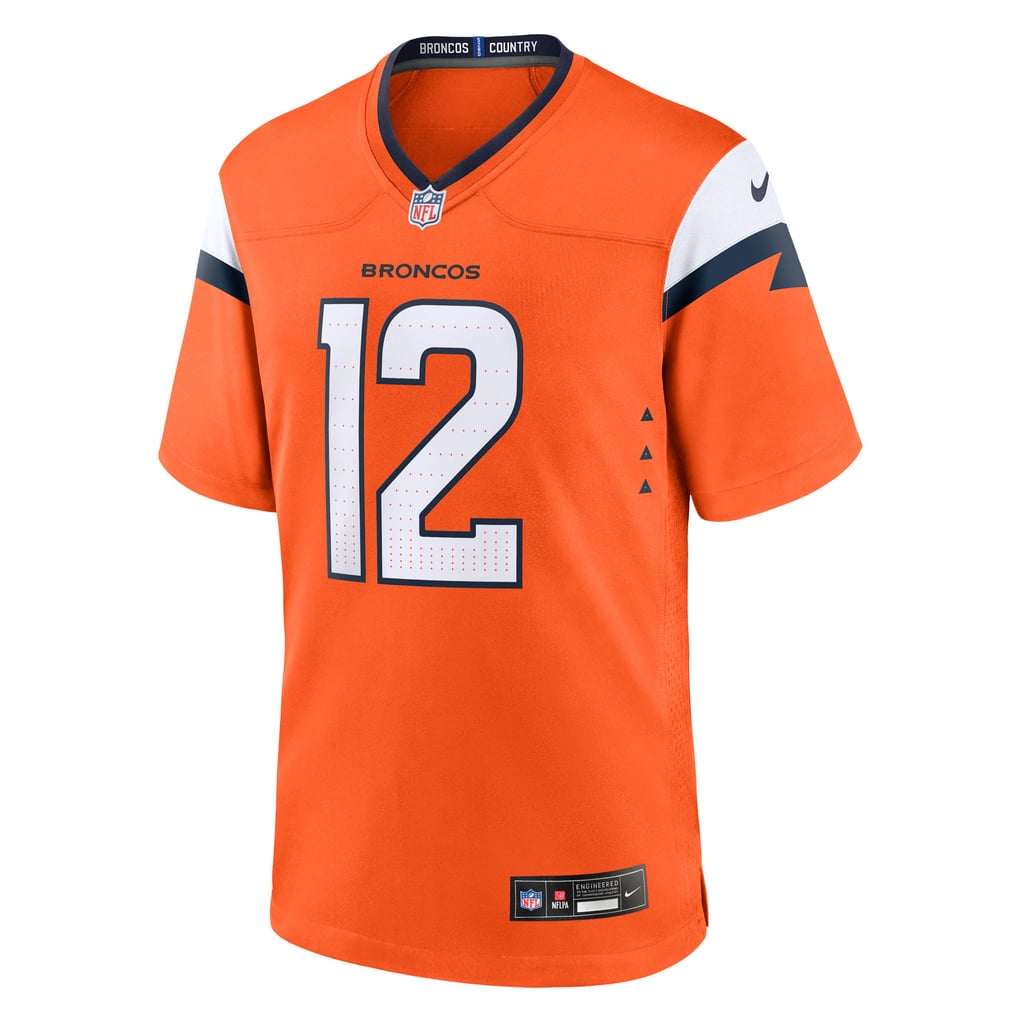 Men's Denver Broncos RJ Harvey Orange Team Game Jersey