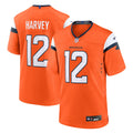 Men's Denver Broncos RJ Harvey Orange Team Game Jersey