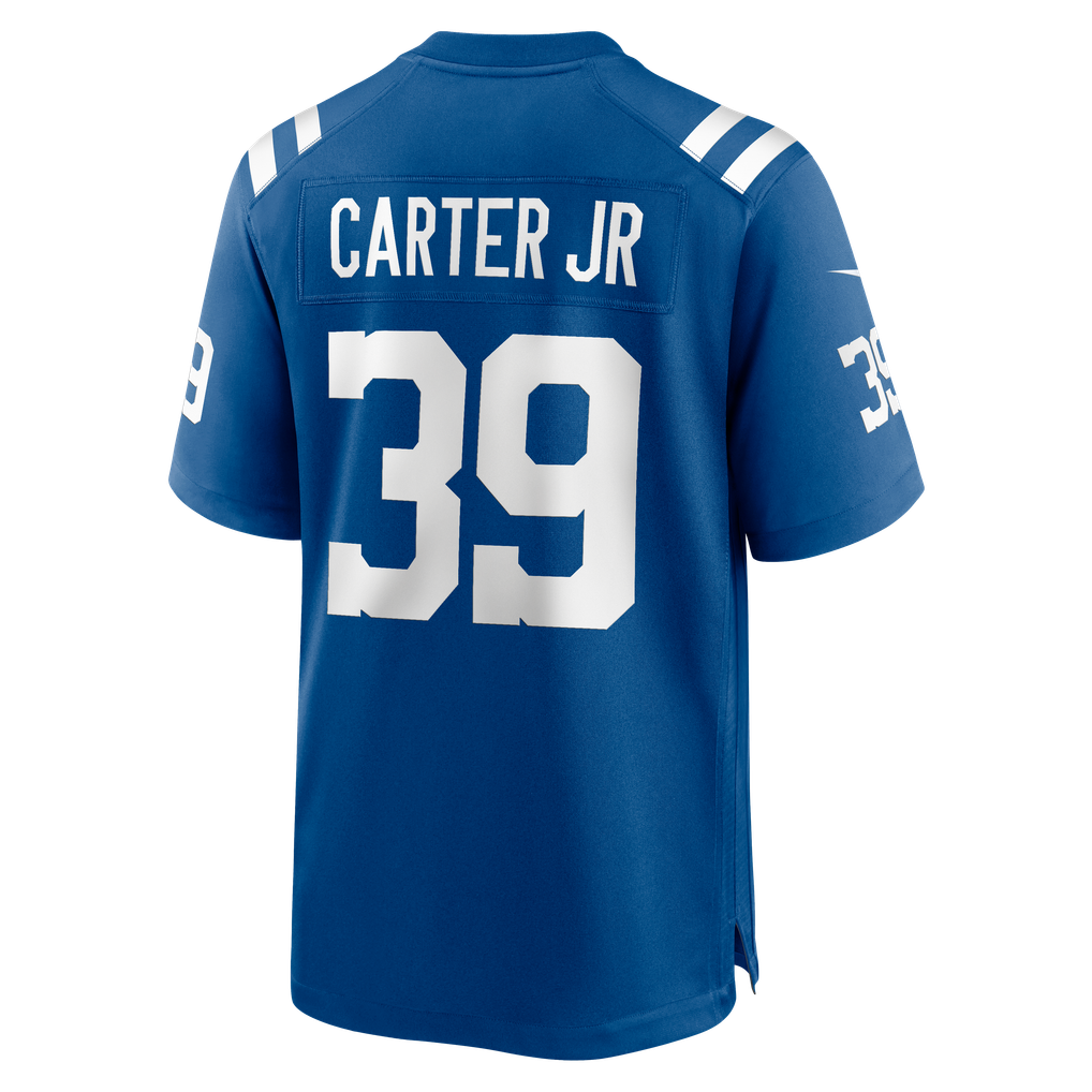 Men's Indianapolis Colts Rob Carter Jr. Royal Team Game Jersey
